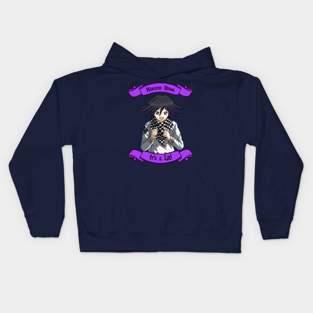 Kokichi Ouma Kids Hoodie by Cardcaptorkatara